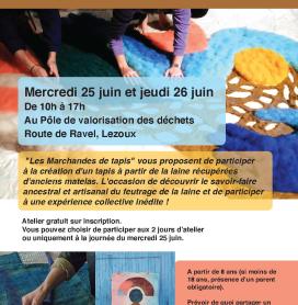  Atelier Tapis en Laine Feutrée