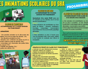 Programme animations scolaires