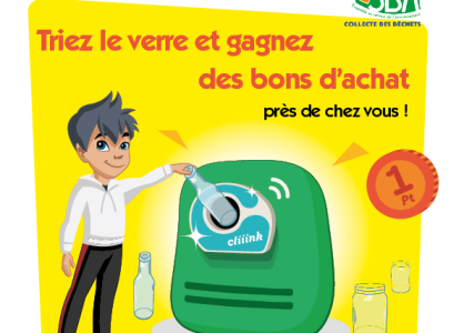 Cliiink ! Et le tri du verre est récompensé !