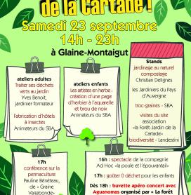 Une journée au jardin de la Cartade !