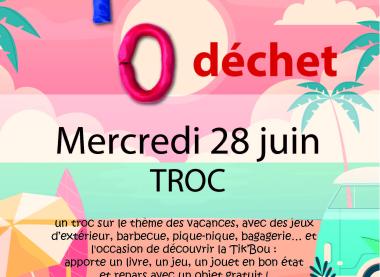 Les ateliers de la Tik’Bou « 1 été 0 déchet » se met au troc et prépare son jardin à passer l'été