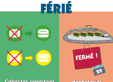 lundi 29 mai férié : collectes reportées