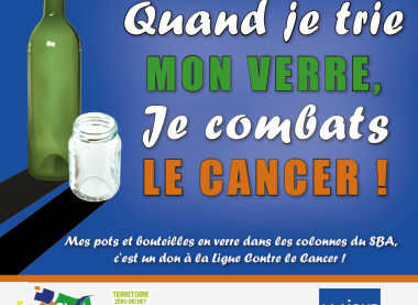Solidarité : je trie mon verre, je combats le cancer