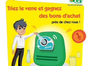 Cliiink ! Et le tri du verre est récompensé !